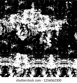 Vector grunge overlay texture. Black and white background