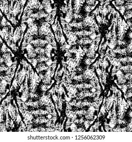 Vector grunge overlay texture. Black and white background