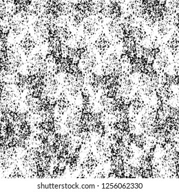 Vector grunge overlay texture. Black and white background