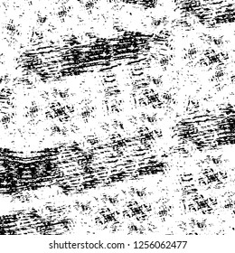 Vector grunge overlay texture. Black and white background