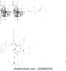 Vector grunge overlay texture. Black and white background