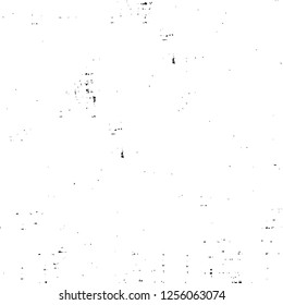 Vector grunge overlay texture. Black and white background