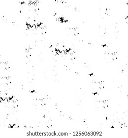 Vector grunge overlay texture. Black and white background