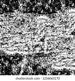 Vector grunge overlay texture. Black and white background