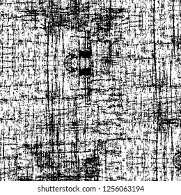 Vector grunge overlay texture. Black and white background