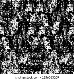 Vector grunge overlay texture. Black and white background