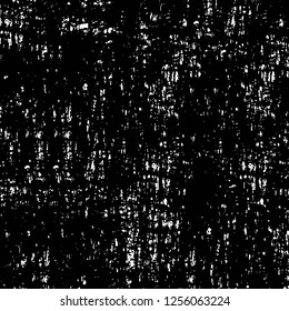 Vector grunge overlay texture. Black and white background