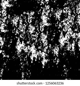 Vector grunge overlay texture. Black and white background