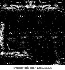 Vector grunge overlay texture. Black and white background