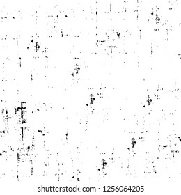 Vector grunge overlay texture. Black and white background