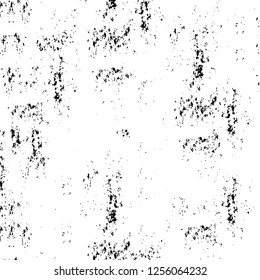 Vector grunge overlay texture. Black and white background