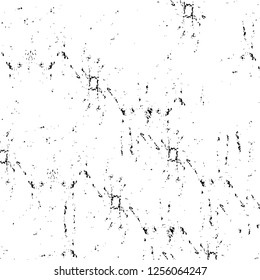 Vector grunge overlay texture. Black and white background