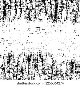 Vector grunge overlay texture. Black and white background