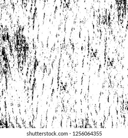 Vector grunge overlay texture. Black and white background