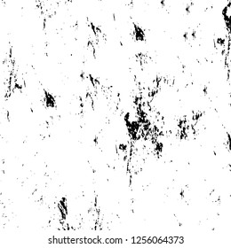 Vector grunge overlay texture. Black and white background