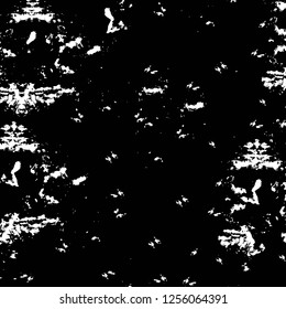Vector grunge overlay texture. Black and white background