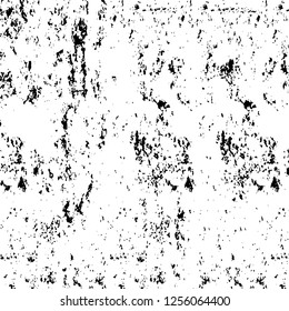 Vector grunge overlay texture. Black and white background