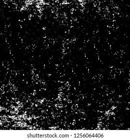 Vector grunge overlay texture. Black and white background