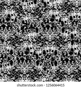 Vector grunge overlay texture. Black and white background