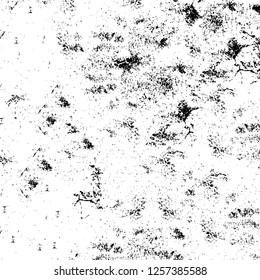 Vector grunge overlay texture. Black and white background