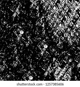 Vector grunge overlay texture. Black and white background
