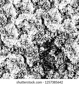 Vector grunge overlay texture. Black and white background