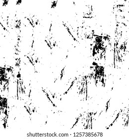 Vector grunge overlay texture. Black and white background