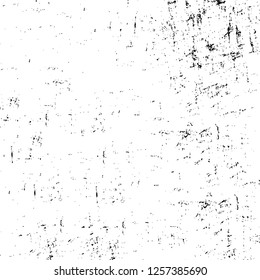 Vector grunge overlay texture. Black and white background