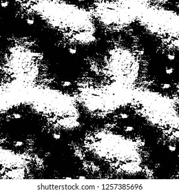 Vector grunge overlay texture. Black and white background