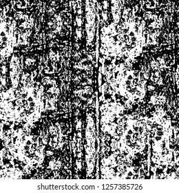 Vector grunge overlay texture. Black and white background