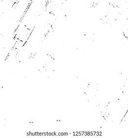 Vector grunge overlay texture. Black and white background