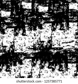 Vector grunge overlay texture. Black and white background