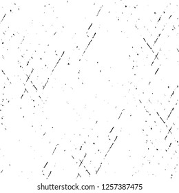 Vector grunge overlay texture. Black and white background