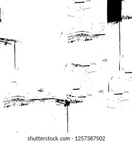 Vector grunge overlay texture. Black and white background