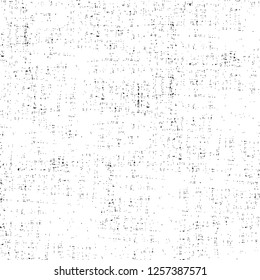 Vector grunge overlay texture. Black and white background
