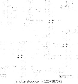 Vector grunge overlay texture. Black and white background