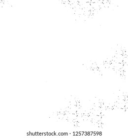 Vector grunge overlay texture. Black and white background