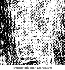 Vector grunge overlay texture. Black and white background