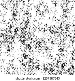 Vector grunge overlay texture. Black and white background
