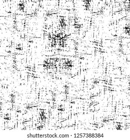 Vector grunge overlay texture. Black and white background