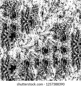 Vector grunge overlay texture. Black and white background