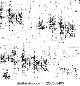 Vector grunge overlay texture. Black and white background