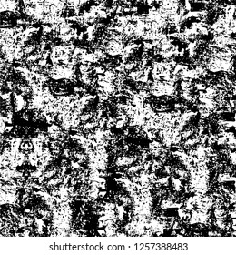 Vector grunge overlay texture. Black and white background