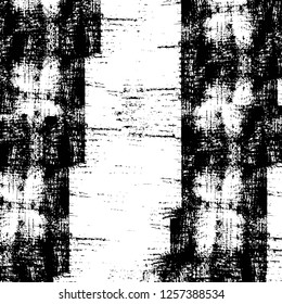 Vector grunge overlay texture. Black and white background