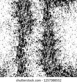 Vector grunge overlay texture. Black and white background
