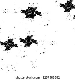 Vector grunge overlay texture. Black and white background