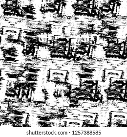 Vector grunge overlay texture. Black and white background