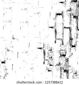 Vector grunge overlay texture. Black and white background