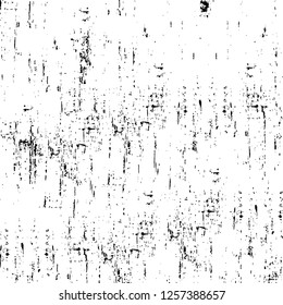 Vector grunge overlay texture. Black and white background
