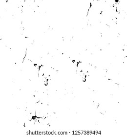 Vector grunge overlay texture. Black and white background